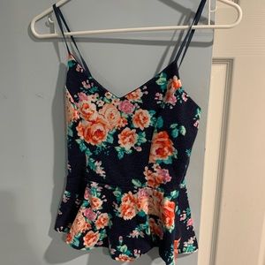 Beautiful floral tank top